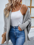 Cardigan de Tricot Ponto Aberto Peuplier - Vista Ladies