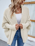 Cardigan de Tricot Ponto Aberto Peuplier - Vista Ladies