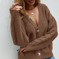 Cardigan Feminino Oversized de Tricot Érable - Vista Ladies