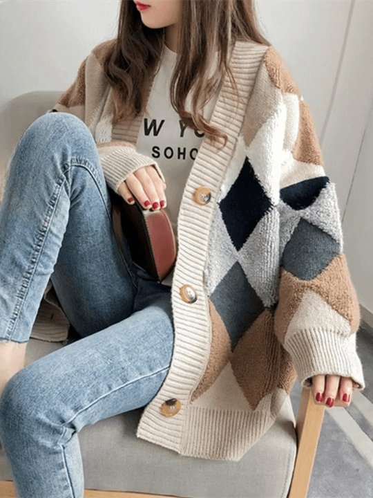 Cardigan Feminino Oversized Kochi - Vista Ladies