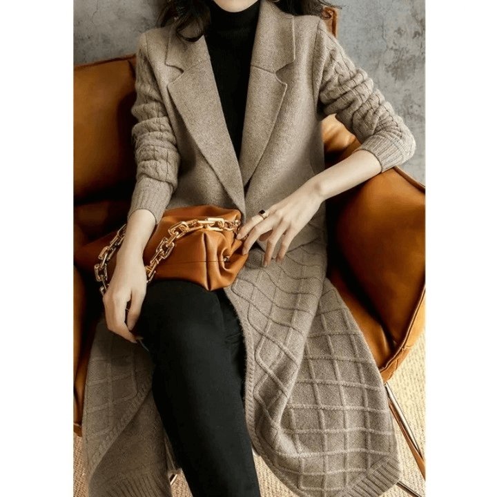 Cardigan Longo Ponto Aberto Tamale - Vista Ladies