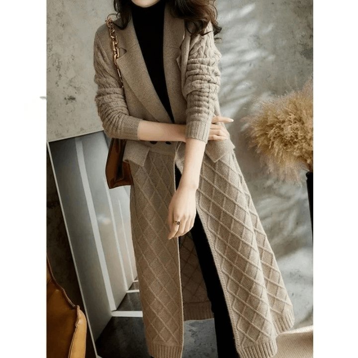 Cardigan Longo Ponto Aberto Tamale - Vista Ladies
