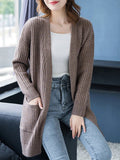 Cardigan Ponto Aberto Alongado Luanda - Vista Ladies