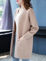Cardigan Ponto Aberto Alongado Luanda - Vista Ladies