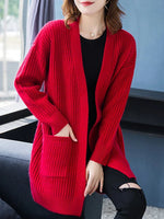 Cardigan Ponto Aberto Alongado Luanda - Vista Ladies