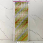 Cartela de Strass Adesiva 5mm Profissional para Maquiagem, Unhas, Artesanato e Carnaval - Innovare