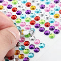 Cartela de Strass Adesiva 5mm Profissional para Maquiagem, Unhas, Artesanato e Carnaval - Innovare