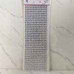 Cartela de Strass Adesiva 5mm Profissional para Maquiagem, Unhas, Artesanato e Carnaval - Innovare