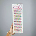 Cartela de Strass Autoadesiva em Resina para Artesanato, Scrapbook, Unhas e Maquiagem - Innovare