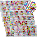 Cartela de Strass Autoadesiva em Resina para Artesanato, Scrapbook, Unhas e Maquiagem - Innovare