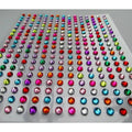Cartela de Strass Autoadesiva em Resina para Artesanato, Scrapbook, Unhas e Maquiagem - Innovare