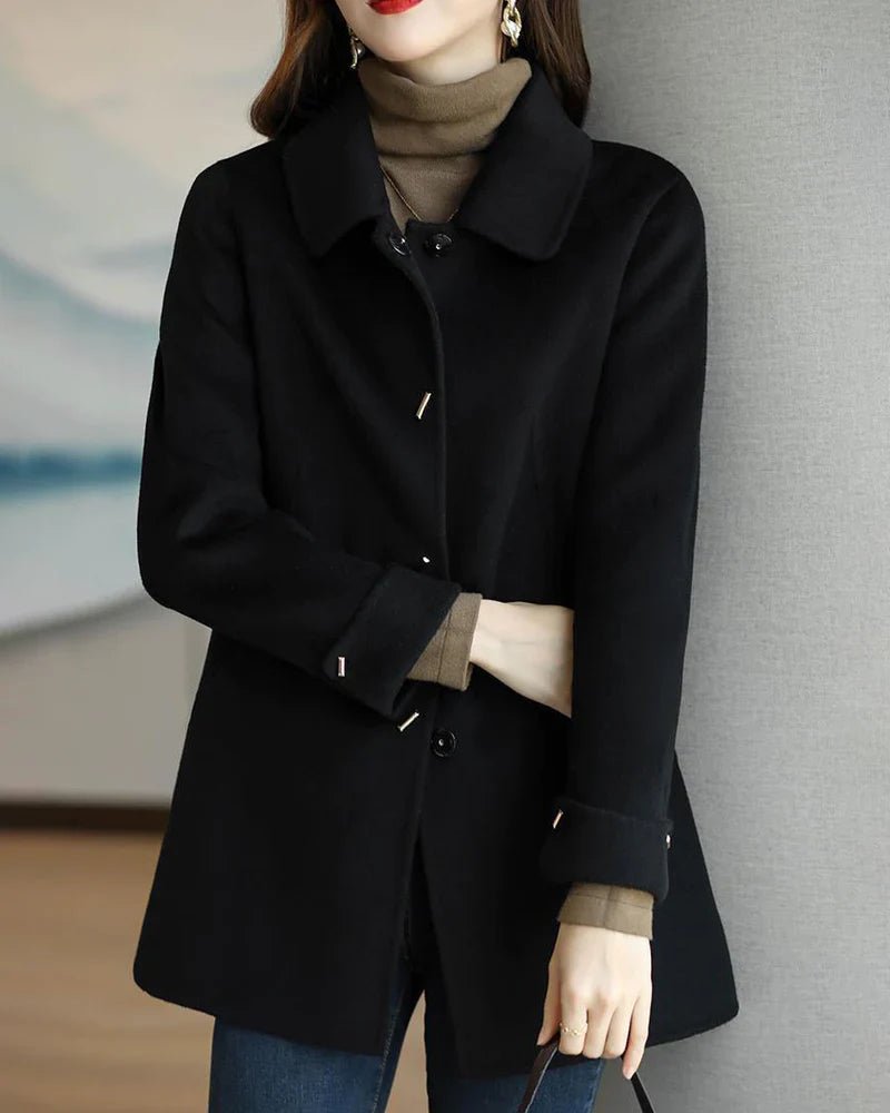 Casaco de Lã com Botões Chaud - Ziora