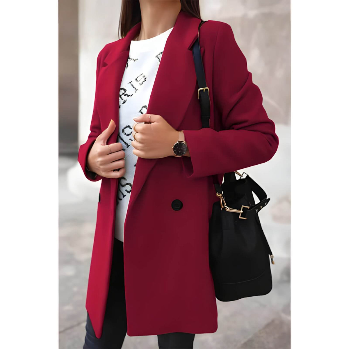 Casaco Feminino de Lã Batida Dauphine - Vista Ladies