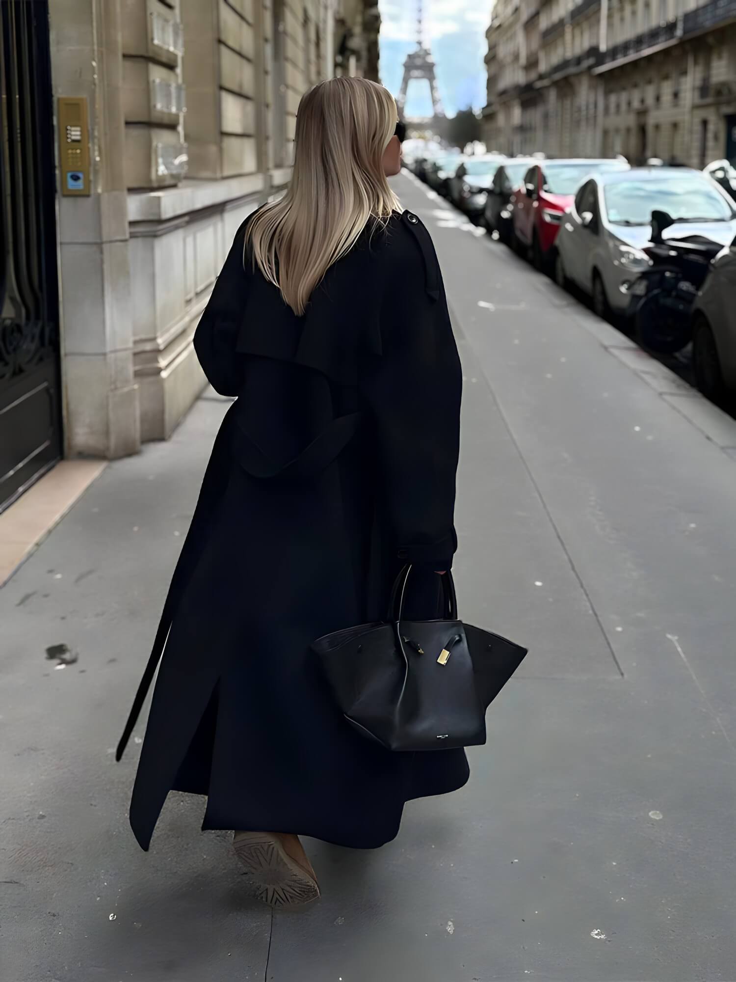 Casaco Feminino Longo de Lã Batida Elowen - Vista Ladies