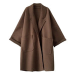Casaco Feminino Oversized de Lã Batida Junia - Vista Ladies