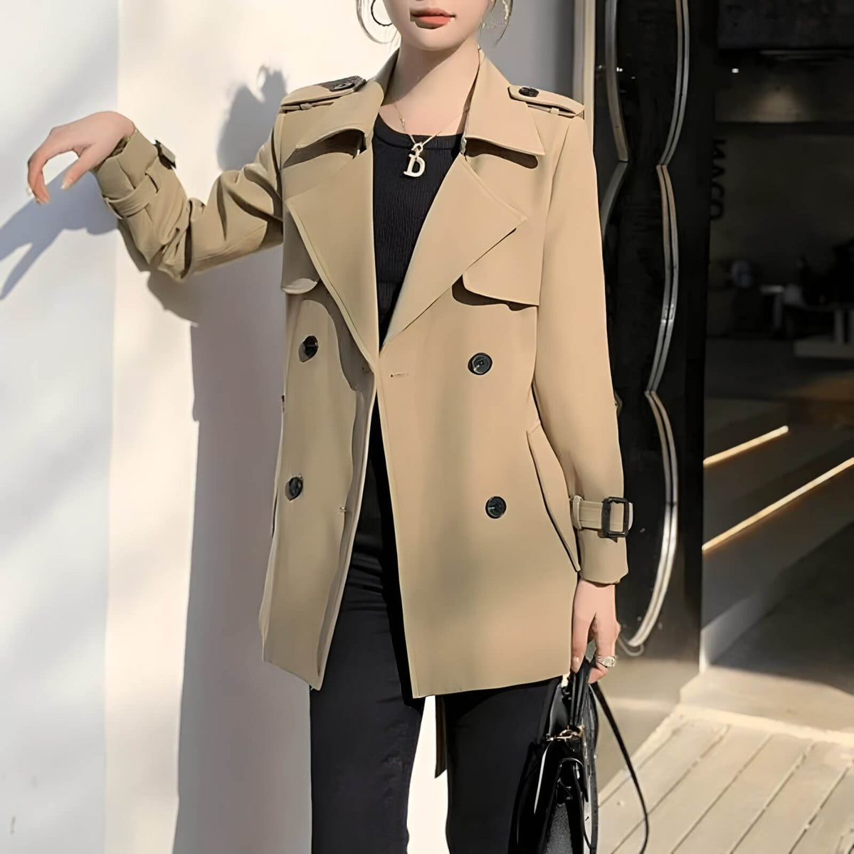 Casaco Feminino Trench Ophélia - Vista Ladies