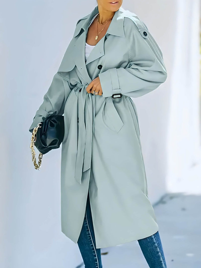 Casaco Longo Feminino Trench Kalliope - Vista Ladies
