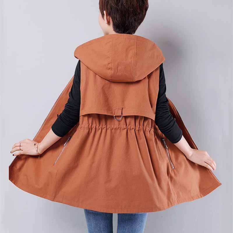 Colete Feminino Com Capuz Olive - Vista Ladies