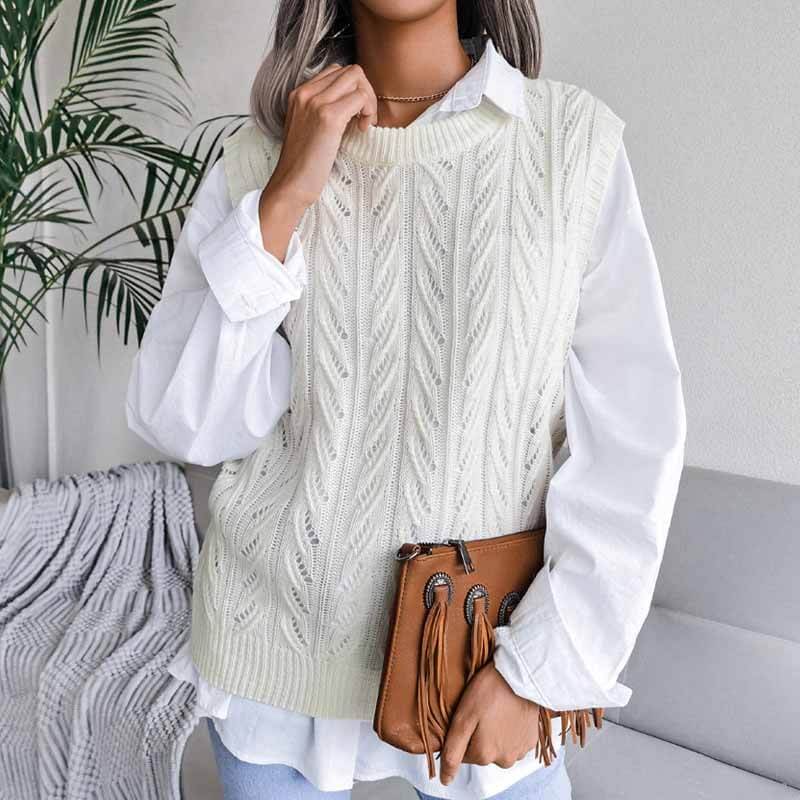 Colete Feminino de Tricot Martine - Vista Ladies