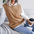 Colete Feminino de Tricot Martine - Vista Ladies