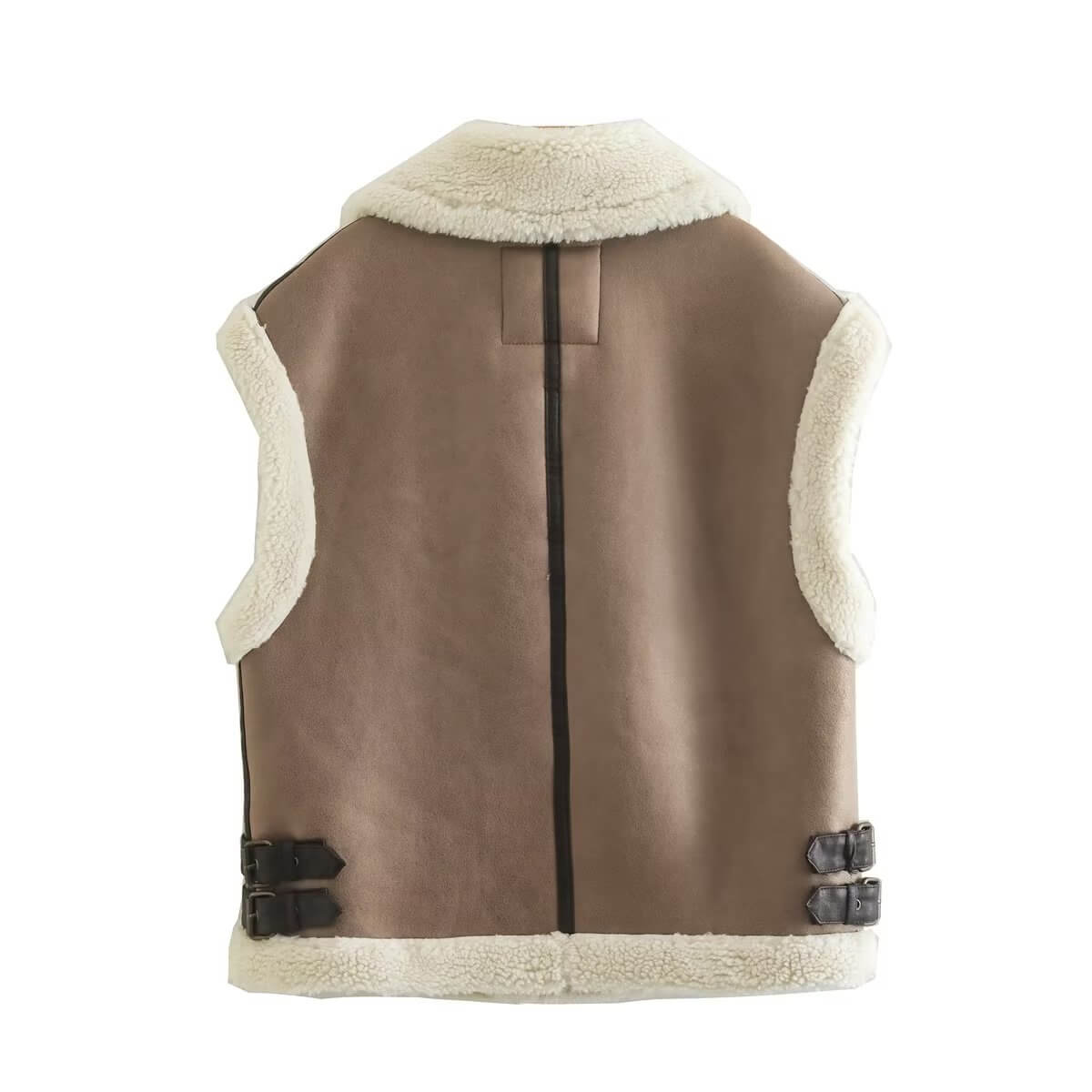 Colete Feminino Oversized Forrado em Lã Calantha - Vista Ladies