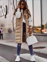 Colete Feminino Puffer Longo Feline - Vista Ladies