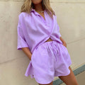 Conjunto Camisa Oversized e Shorts Maxxi - Ziora