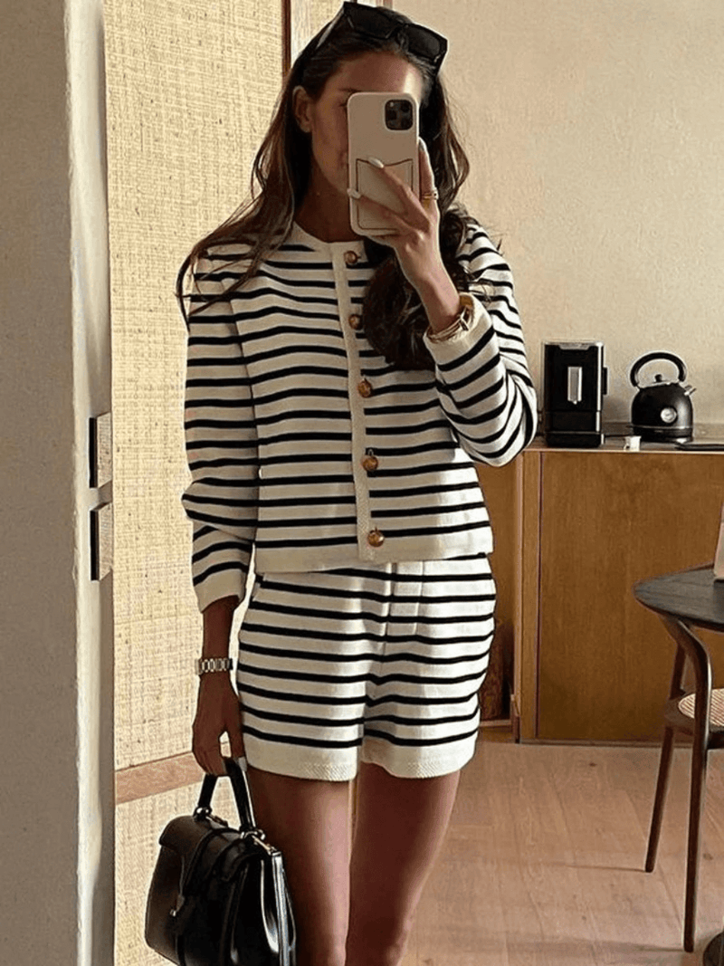 Conjunto Listrado Melinda - Ziora