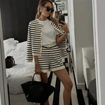 Conjunto Listrado Melinda - Ziora