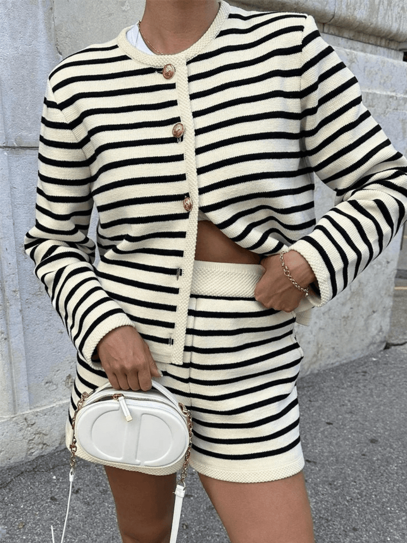 Conjunto Listrado Melinda - Ziora