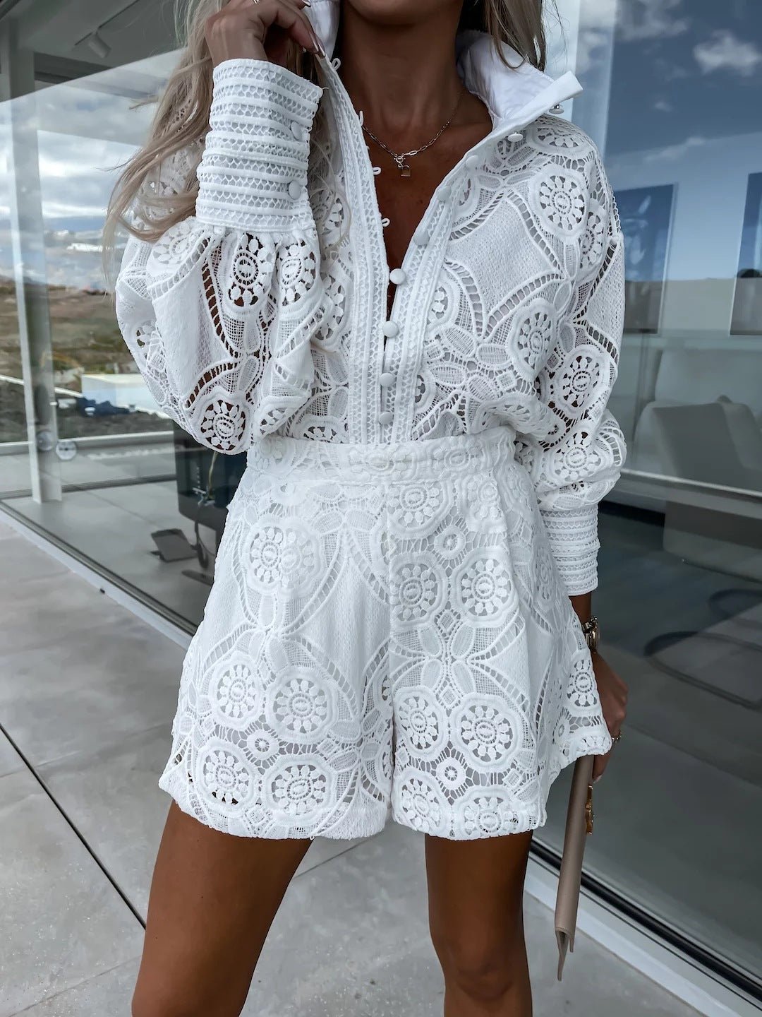 Conjunto Manga Comprida e Mini Saia Primmori - Ziora