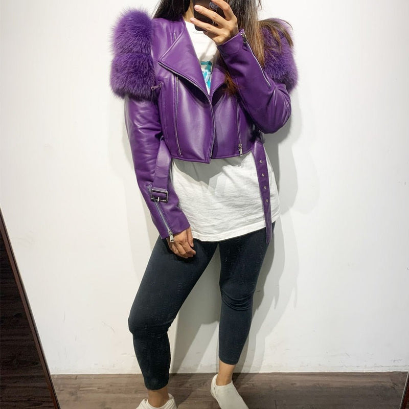 Jaqueta Couro Maia Full - Vista Ladies
