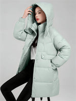 Jaqueta Feminina de Parka Alongada Javiera - Vista Ladies