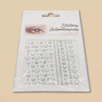 Kit 2 Cartelas de Adesivo de Rosto com Pedras Glitter Furta - Cor para Maquiagem Carnaval e Performance - Innovare