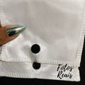 Kit Coelhinha Carnaval Luxo 5 Peças Preto com Orelhas, Luvas, Gravata e Acessórios para Fantasia - Innovare