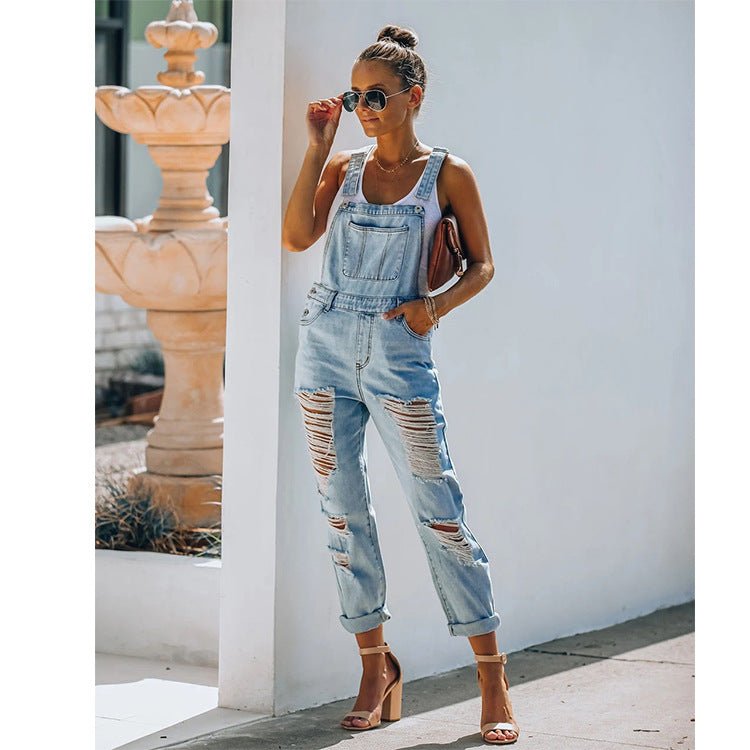 Macacão Jeans Garrito - Ziora