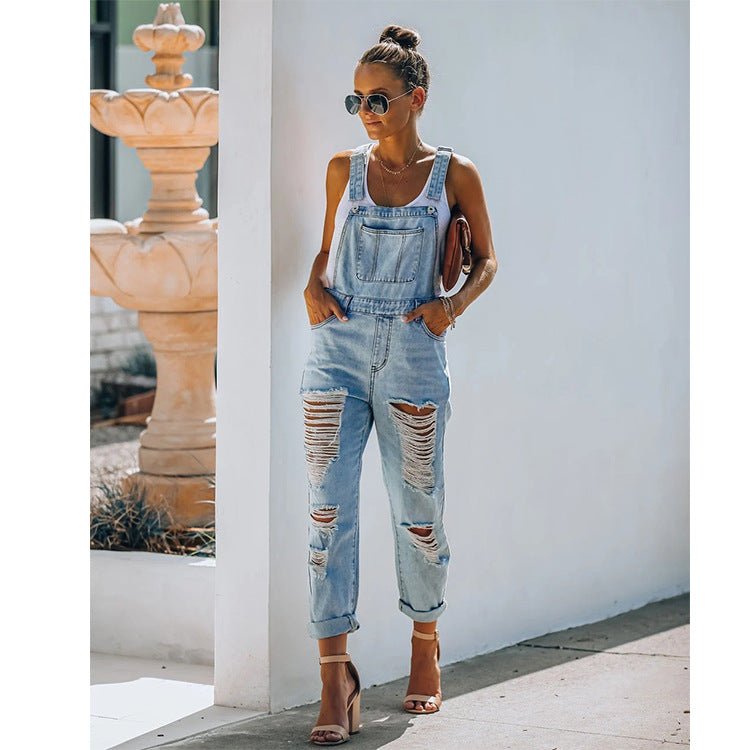 Macacão Jeans Garrito - Ziora