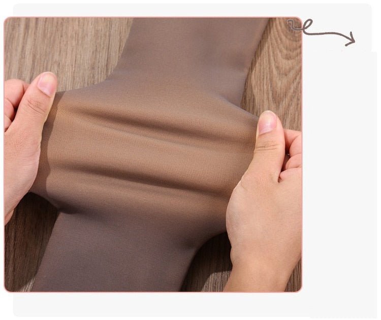 Meia calça forrada com lã Pé Aberto - Vista Ladies