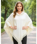 Poncho Feminino Tricot Com Capuz Elegante | Frankfurt - Innovare