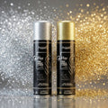 Spray de Glitter para Cabelo e Corpo Popper Dourado e Prateado Removível para Carnaval e Festas - Innovare