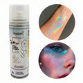 Spray de Glitter para Cabelo e Corpo Popper Dourado e Prateado Removível para Carnaval e Festas - Innovare