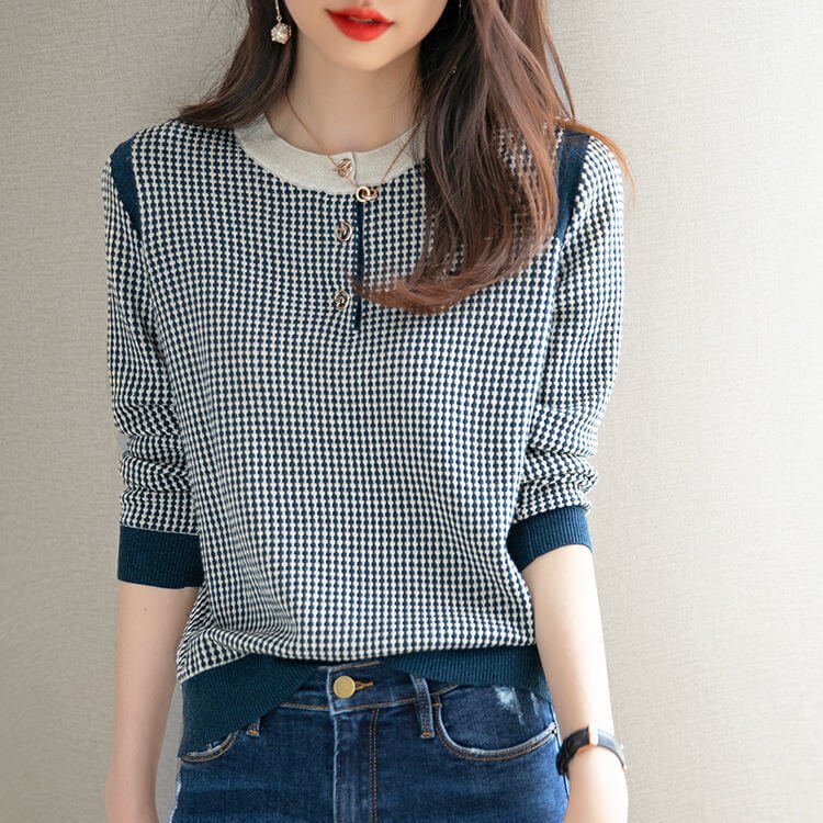 Suéter Casual com Botões Bétula - Vista Ladies