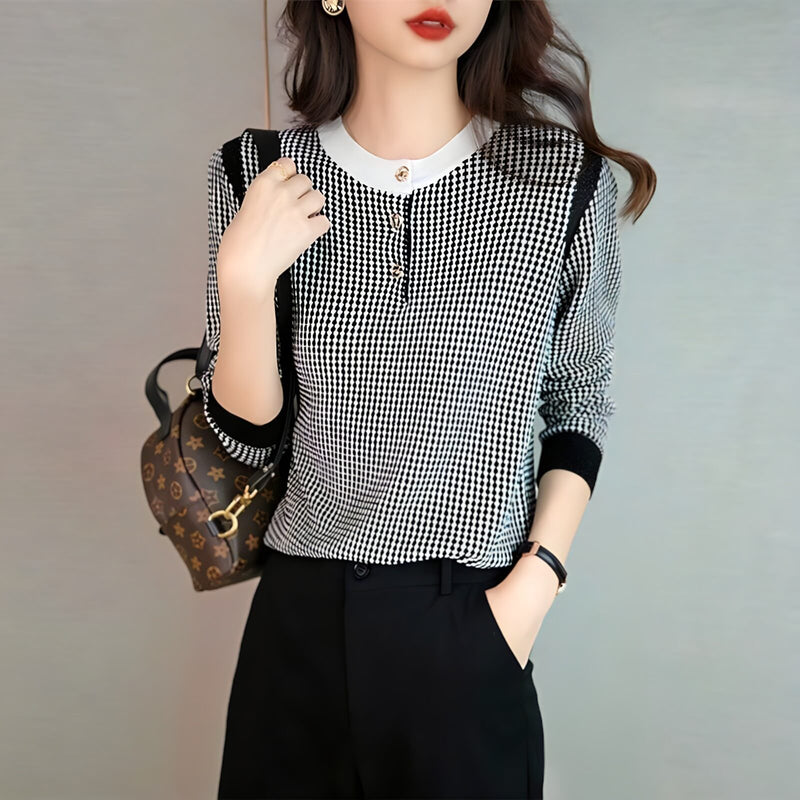 Suéter Casual com Botões Bétula - Vista Ladies