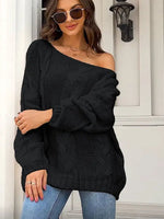 Suéter Casual de Tricot Anis - Vista Ladies