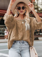 Suéter Casual de Tricot Anis - Vista Ladies