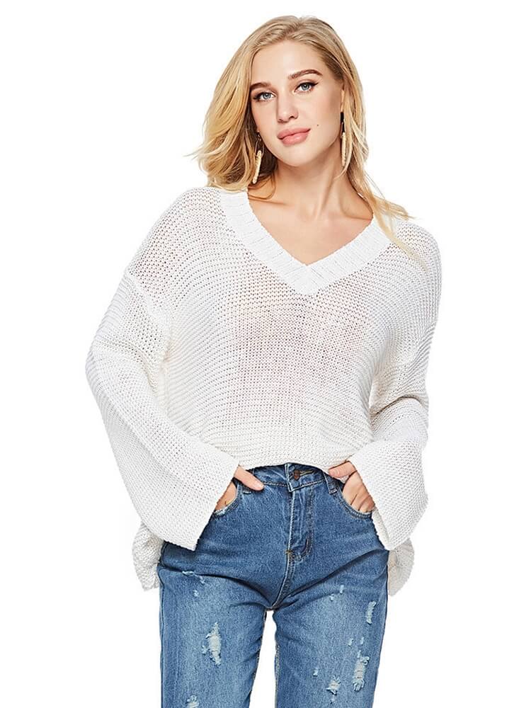 Suéter Casual de Tricot Shasta - Vista Ladies