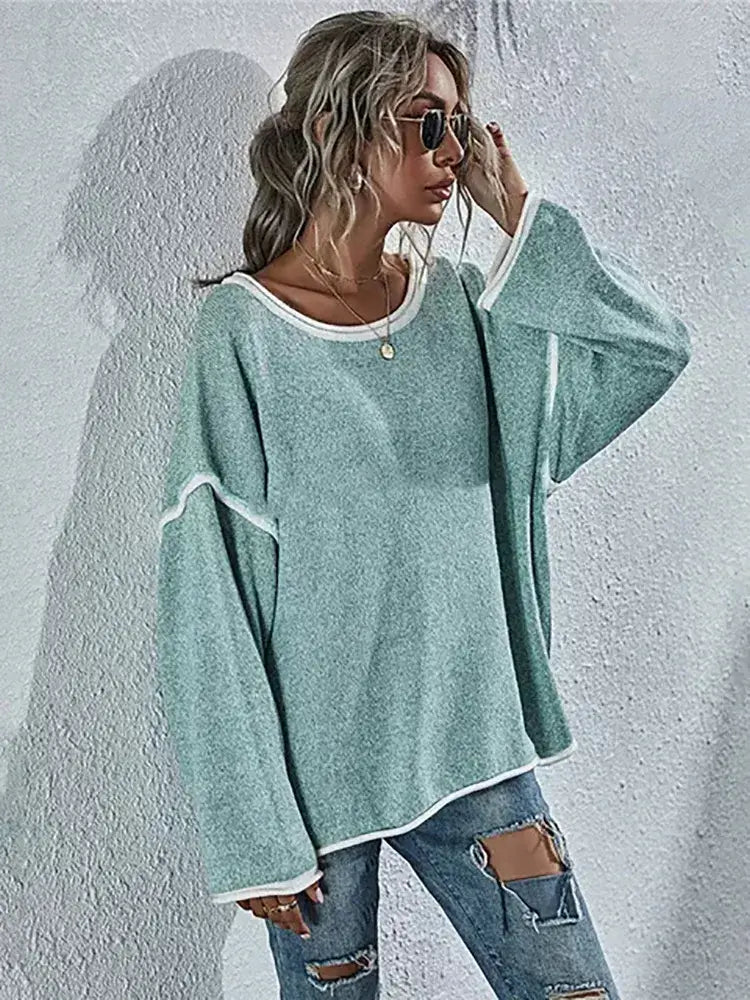 Suéter Casual Oversized Hellébore - Vista Ladies