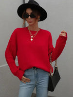 Suéter com Mangas de Tricot Blanc - Vista Ladies