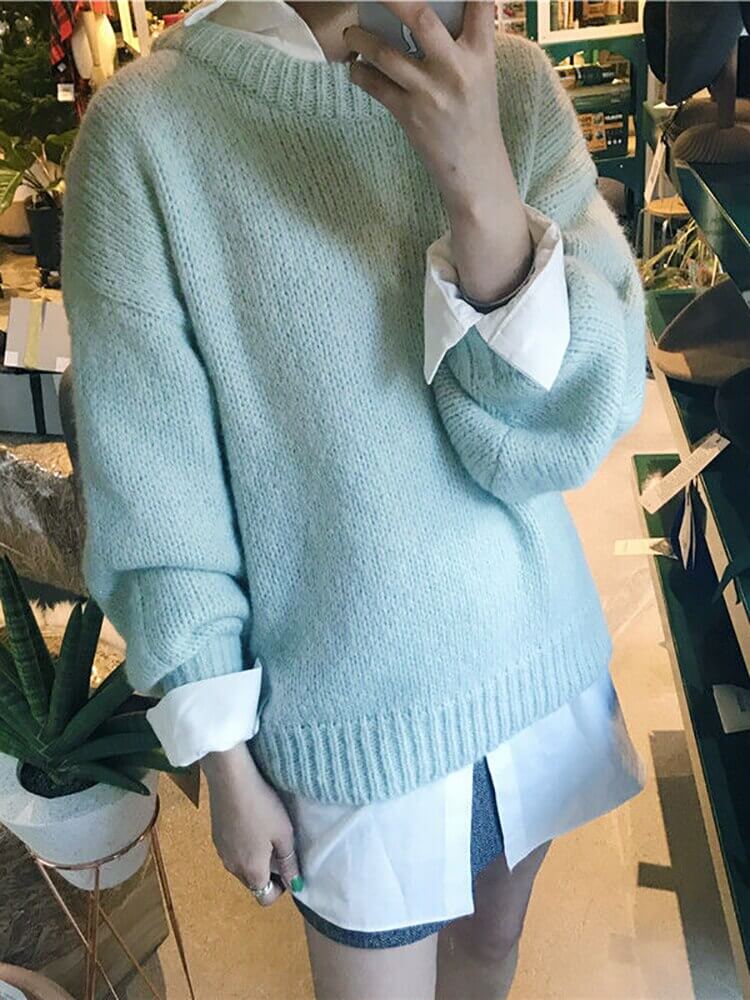 Suéter de Tricot Oversized Primevere - Vista Ladies