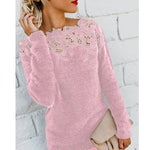Suéter Felpudo com Detalhes Valence - Vista Ladies
